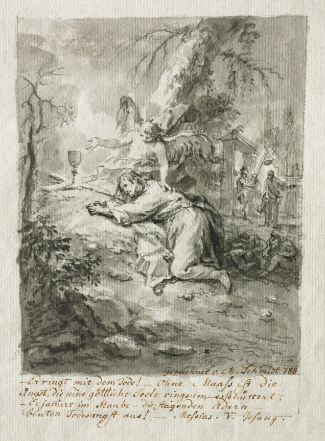Martin Johann Schmidt《Christ on the Mount of Olives, The Flagellation, Christ Crowned with Thorns, The Crucifixion》（クリーヴランド美術館蔵）