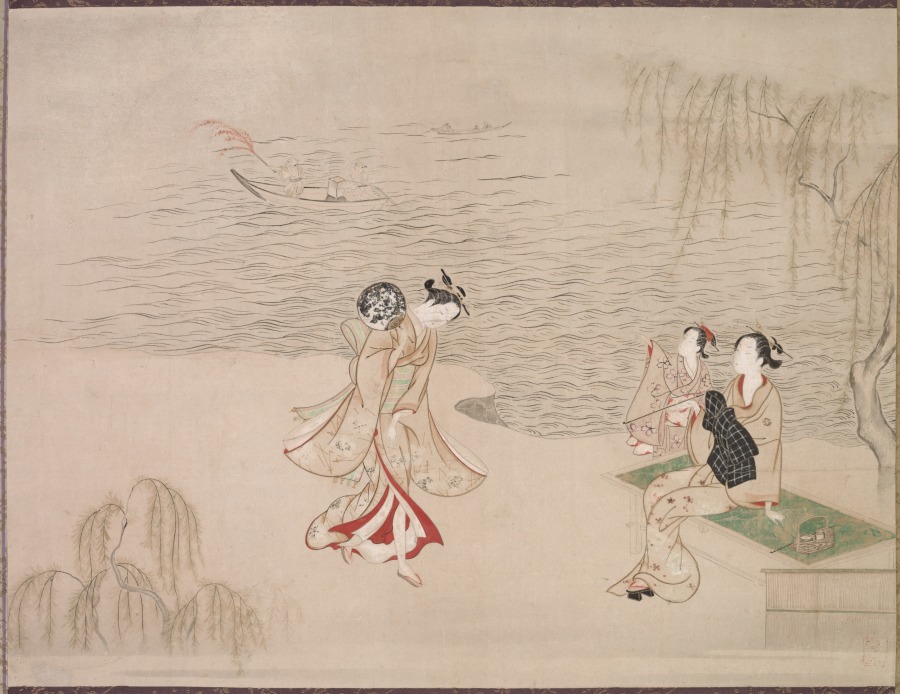 海辺の美人