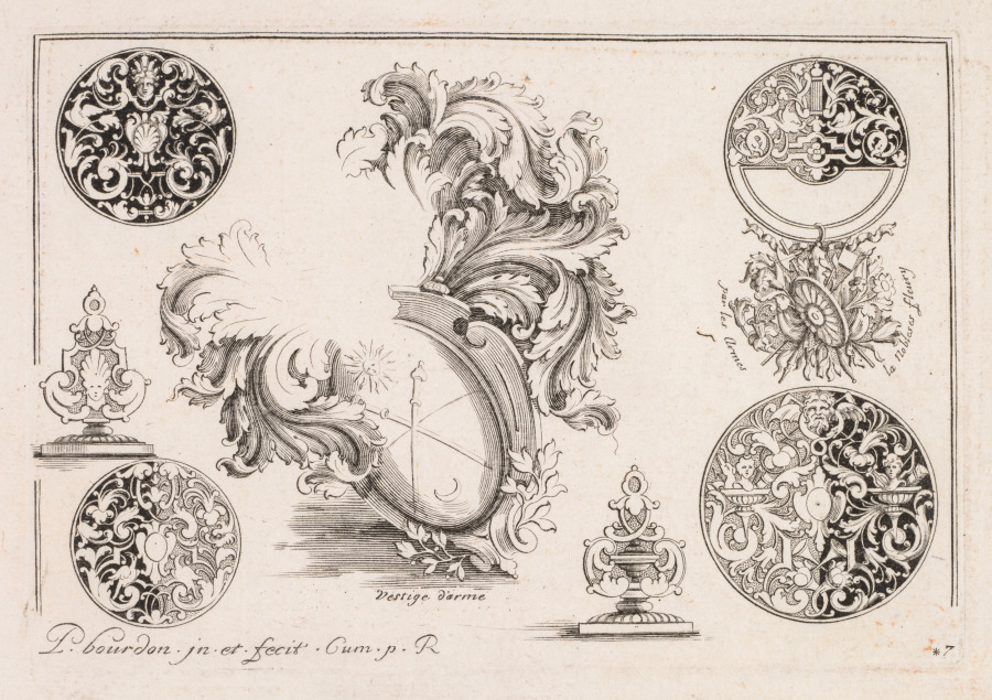 # 7from " Livre second essais de gravjre " Second book of Engraved Designs