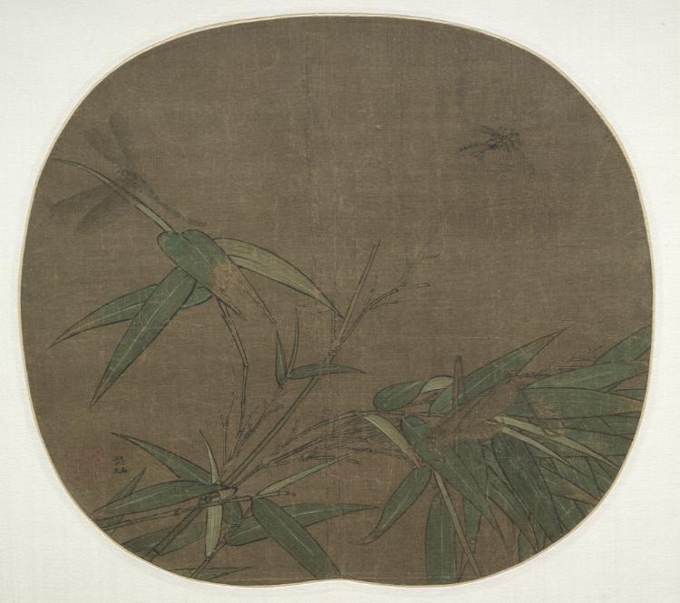 竹と虫