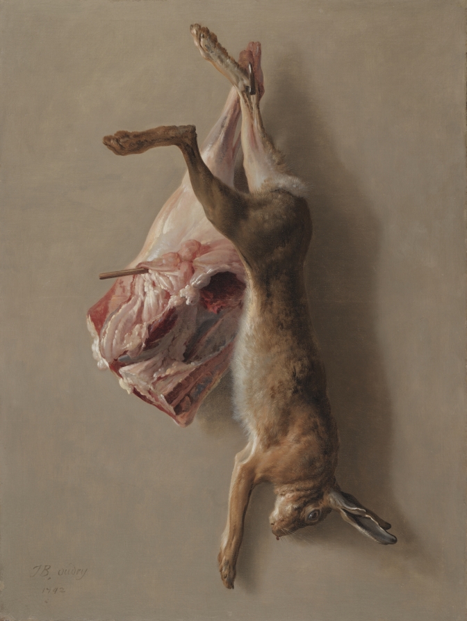野兎と仔羊の腿肉