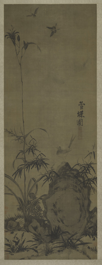 百合と蝶