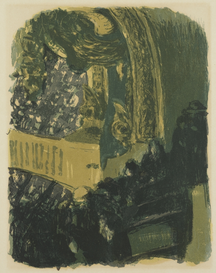 Édouard Vuillard《A Gallery at the Gymnasium》(クリーヴランド美術館蔵)
