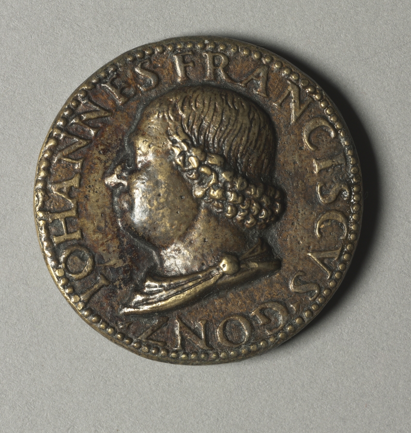 Portrait of Gianfrancesco Gonzaga di Ròdigo, 1443-1496, Lord of Sabbionetta (obverse)