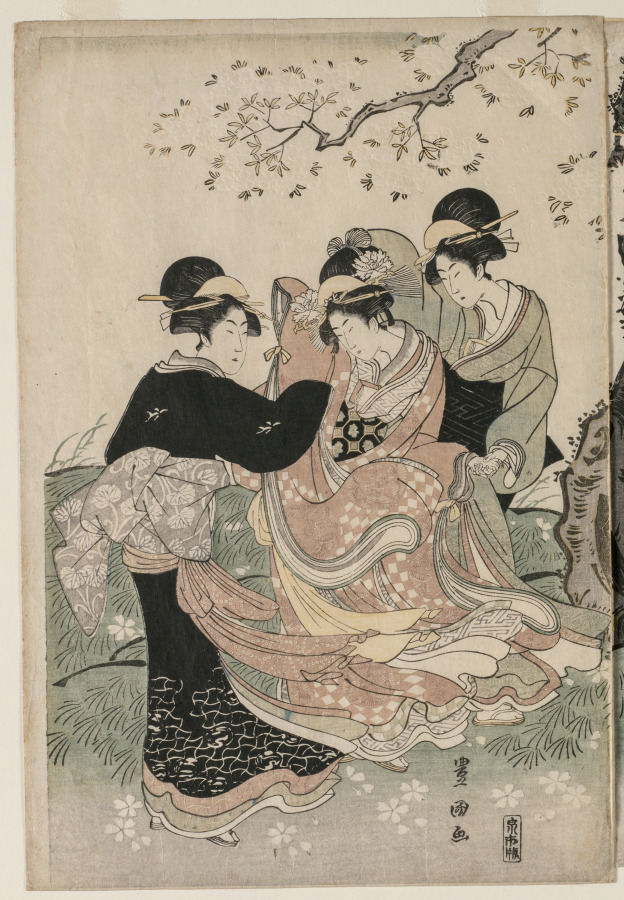 Cherry Blossoms in the Wind