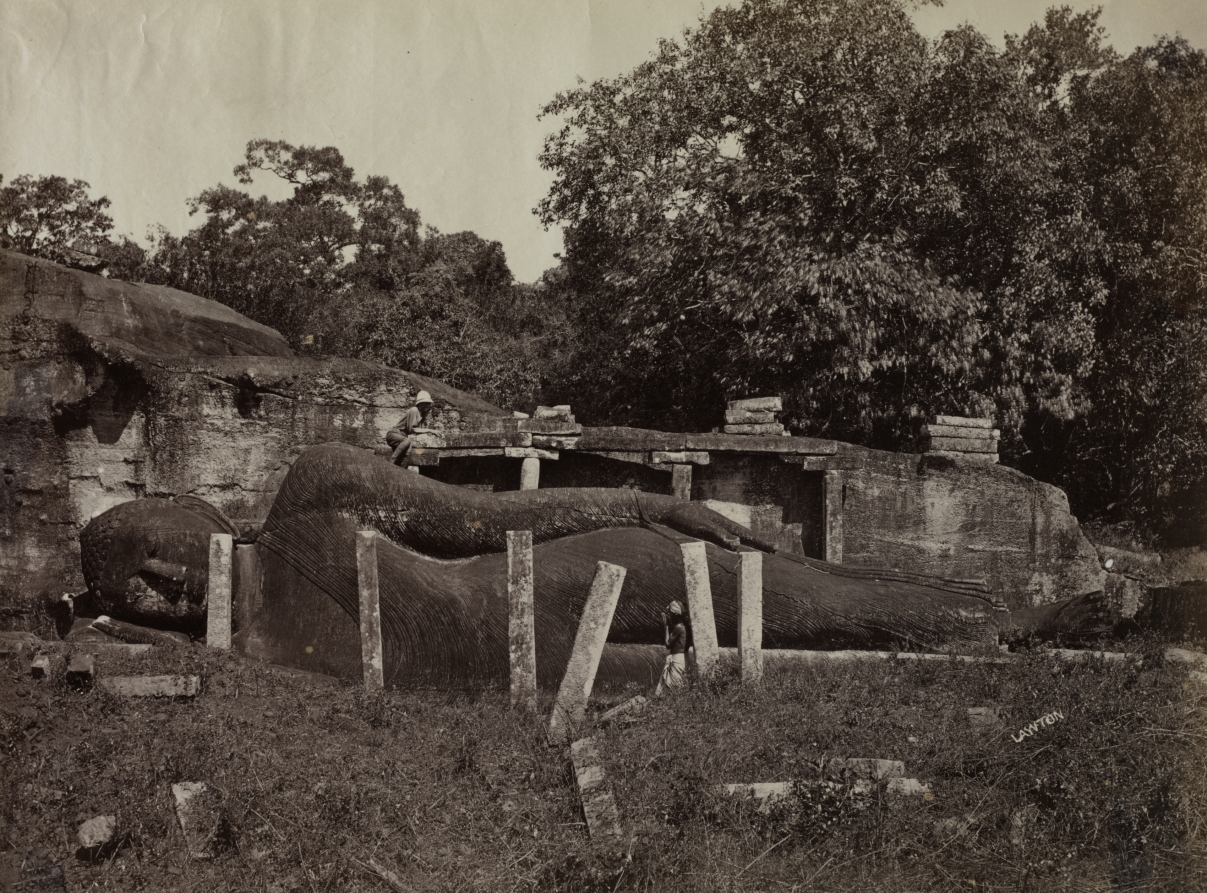 The Paranirvana of Buddha, Gal Vihara, Polonnaruva, Ceylon