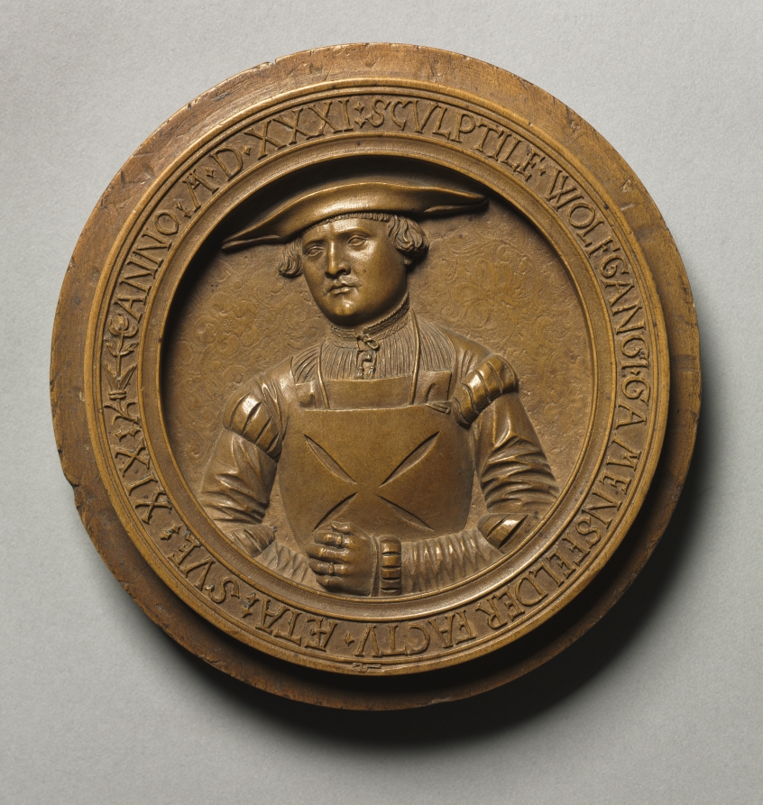 Model for a Portrait Medal of Wolfgang Gamensfelder at Age 19