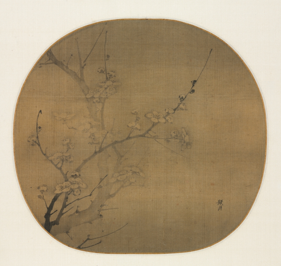 Yan Hui《Plum Blossoms in Moonlight》(クリーヴランド美術館蔵)