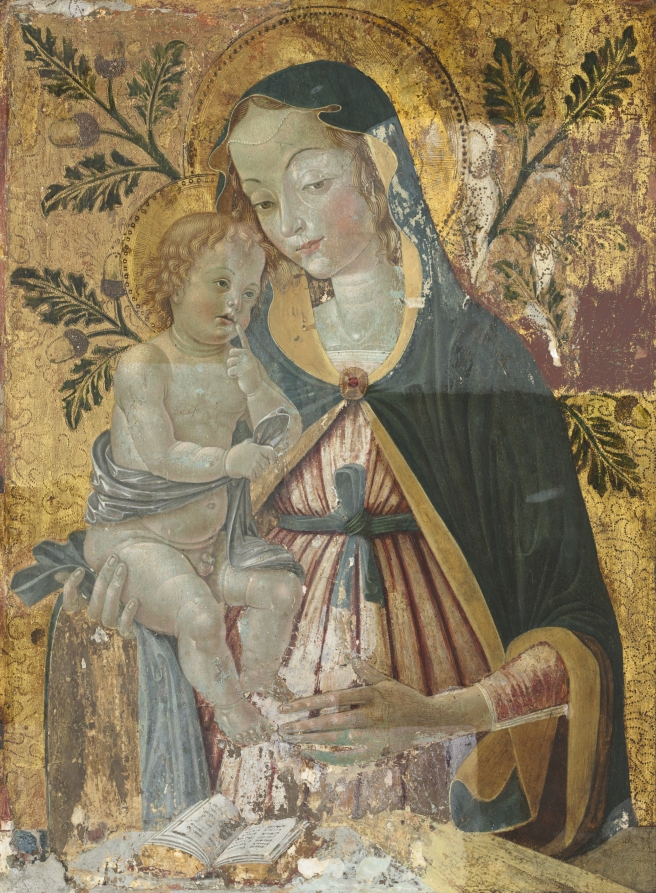 Fiorenzo di Lorenzo《Virgin and Child》(クリーヴランド美術館蔵)
