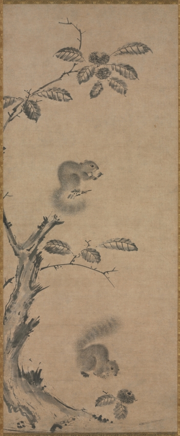栗の木の栗鼠