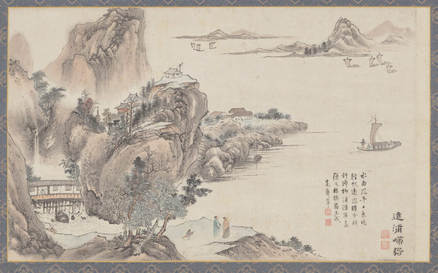 遠浦帰帆(瀟湘八景より)