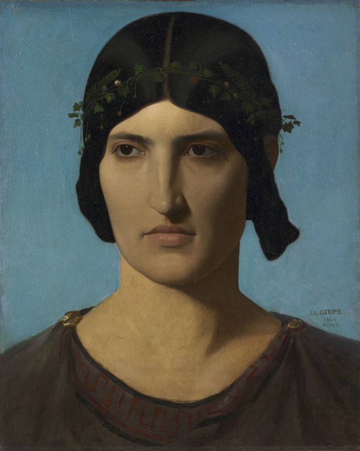 イタリア女性の頭部