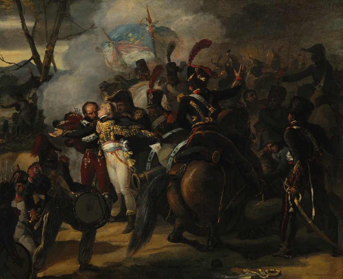 Victor Schnetz《The Death of General Colbert》(クリーヴランド美術館蔵)