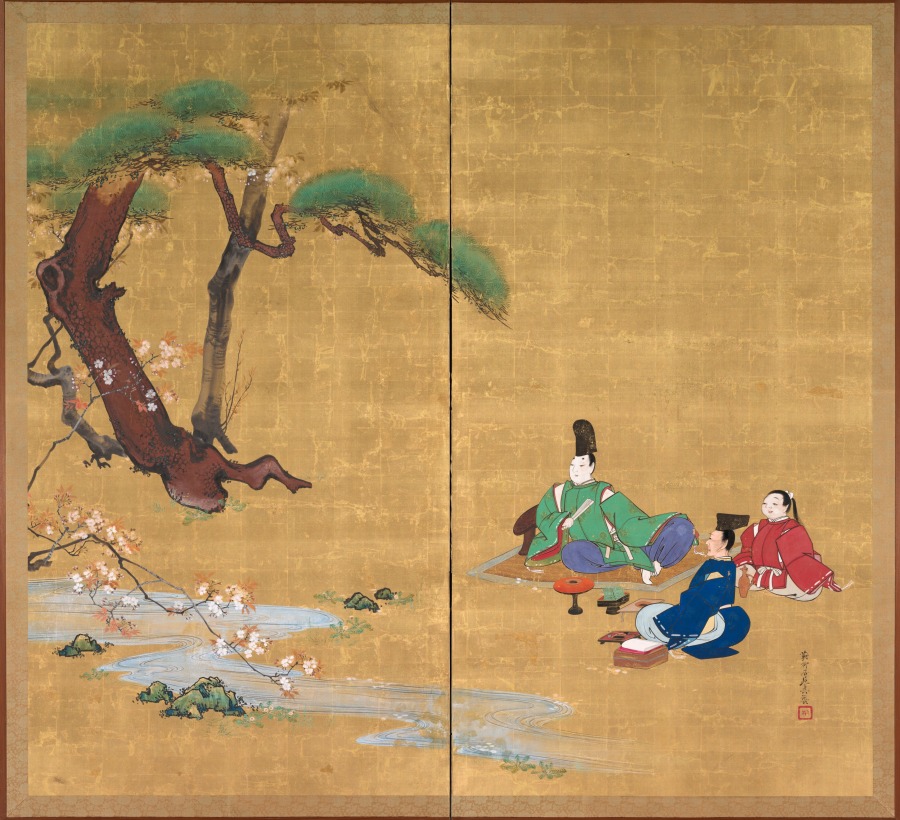 渚の院（伊勢物語より）