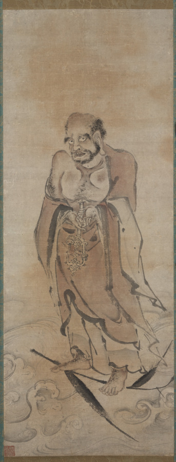蘆葉達磨図
