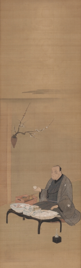 Utagawa Toyokuni《Portrait of Kinokuniya Bunzaemon》(クリーヴランド美術館蔵)