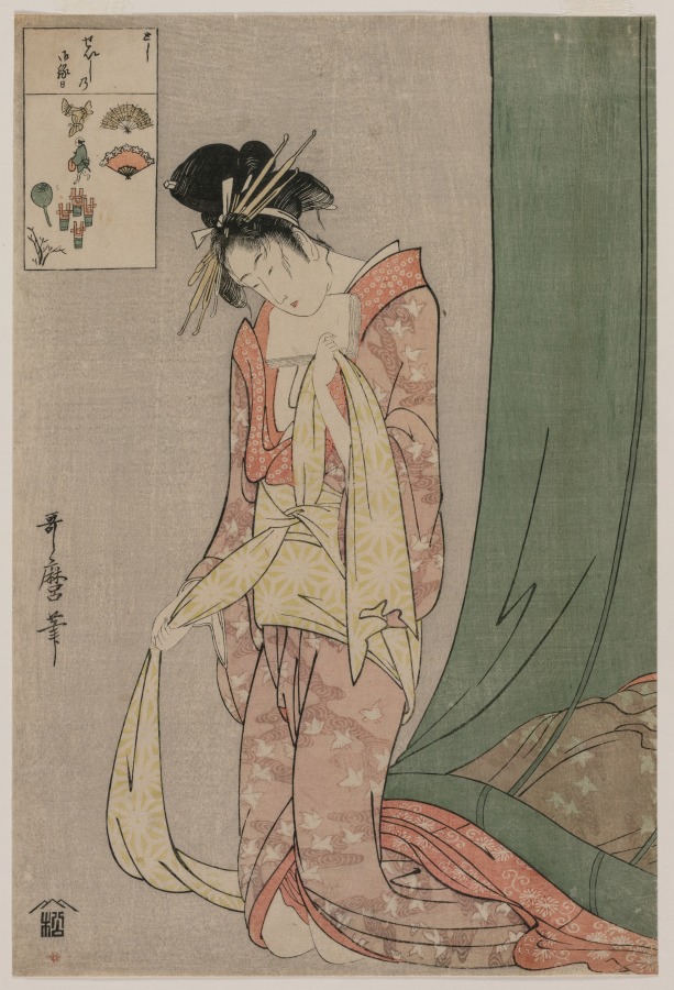 扇屋の花扇（判じ絵より）