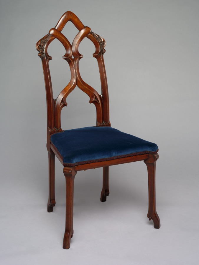 Side Chair: Gothic Revival Style