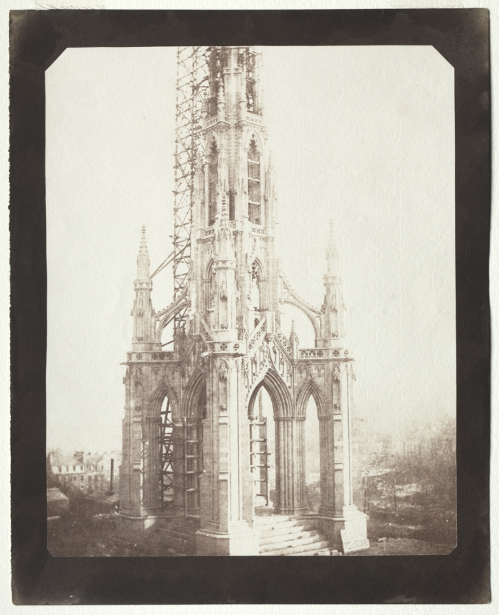 Scott Monument Under Construction