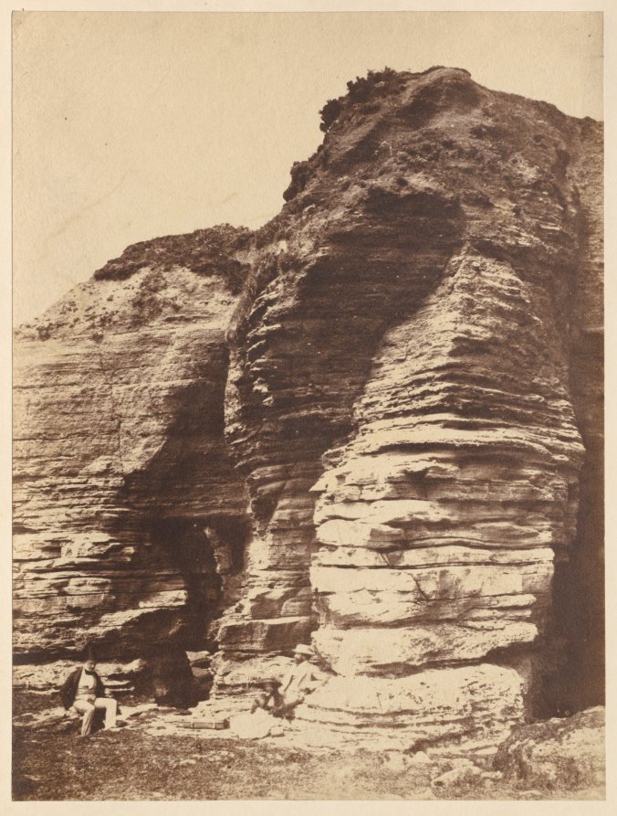 John Dillwyn Llewelyn《Rocks at Livermead near Torquay (England)》(クリーヴランド美術館蔵)