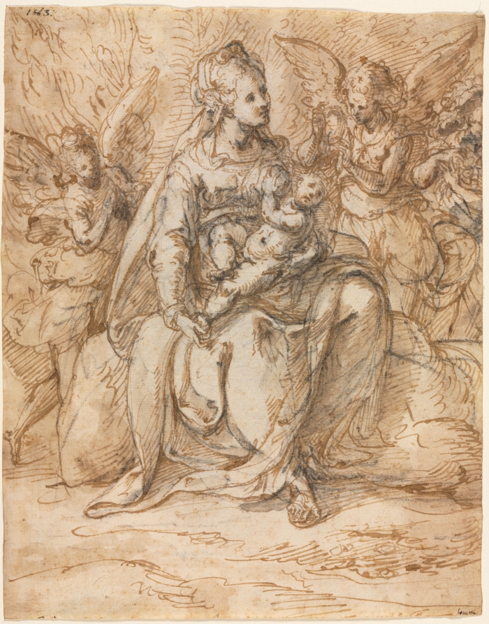 Madonna and Child with Angels