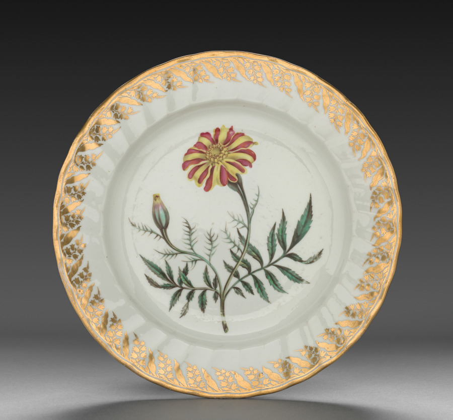 Plate from Dessert Service: French Marigold