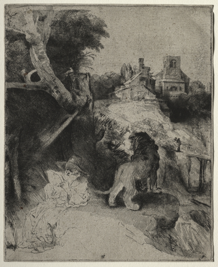 St. Jerome Reading in an Italian Landscape