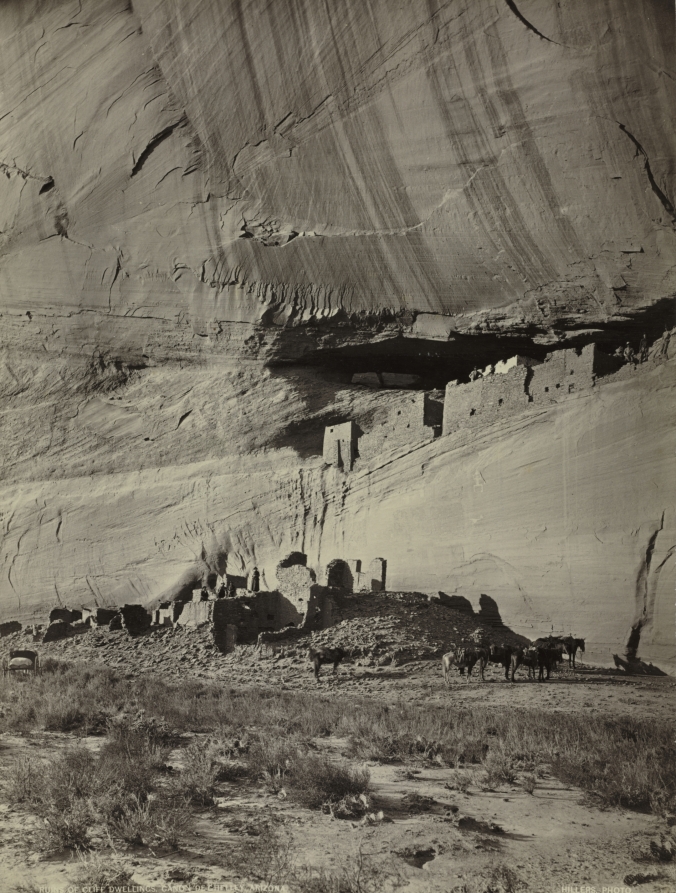 Ruins of Cliff Dwellings, Cañon de Chelly, Arizona
