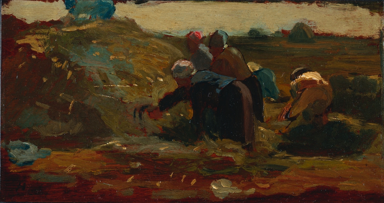 ウィンスロー・ホーマー《Women Working in a Field》(クリーヴランド美術館蔵)