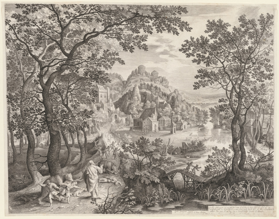 Elisha Cursing the Children of Bethel Who Are Being Devoured by the Bears