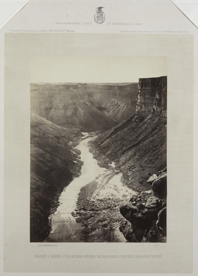 Grand Cañon, Colorado River, Mouth of Kanab Wash, Looking West
