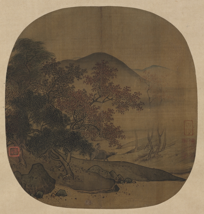 Yan Ciping《Buffalo and Boy in Autumnal Landscape》(クリーヴランド美術館蔵)