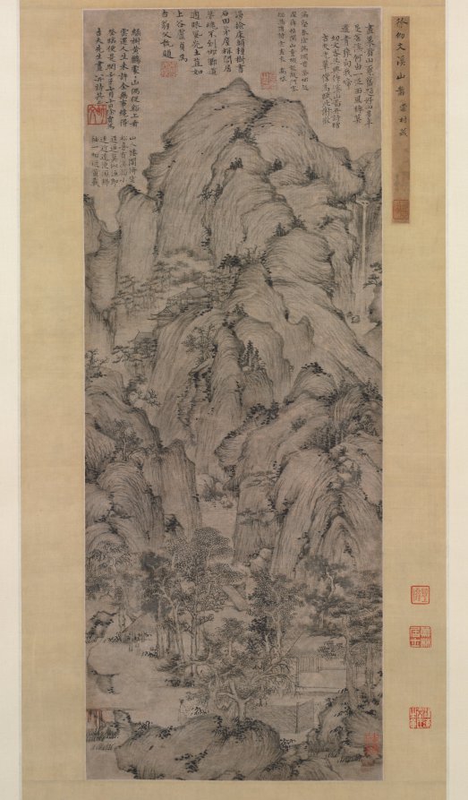 渓山図