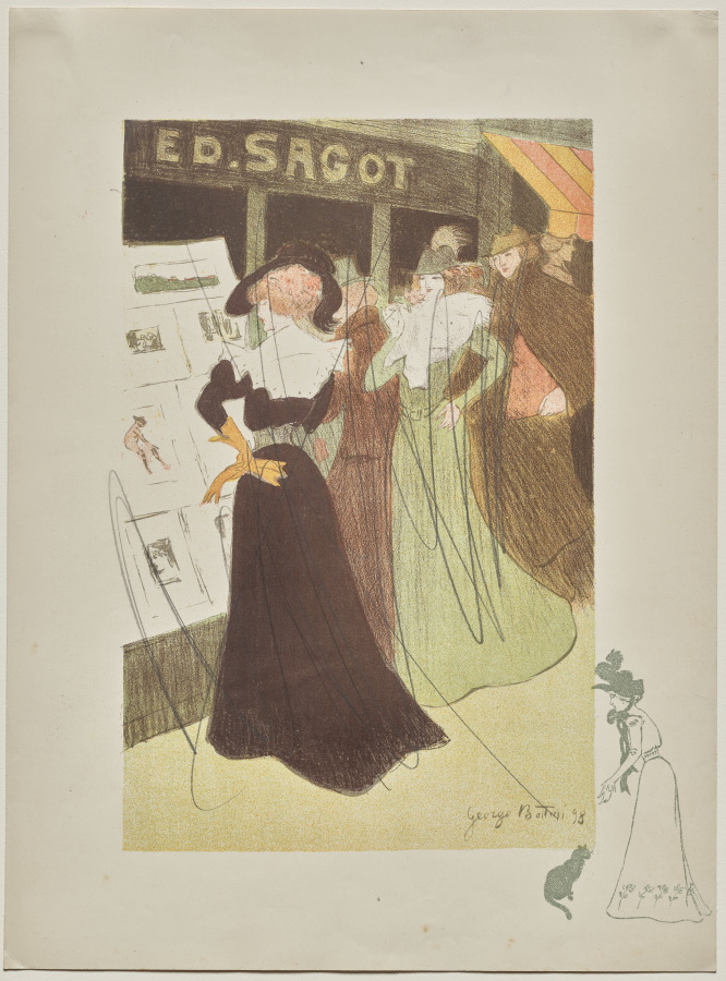 Georges Alfred Bottini《Sagot's Gallery》（クリーヴランド美術館蔵）