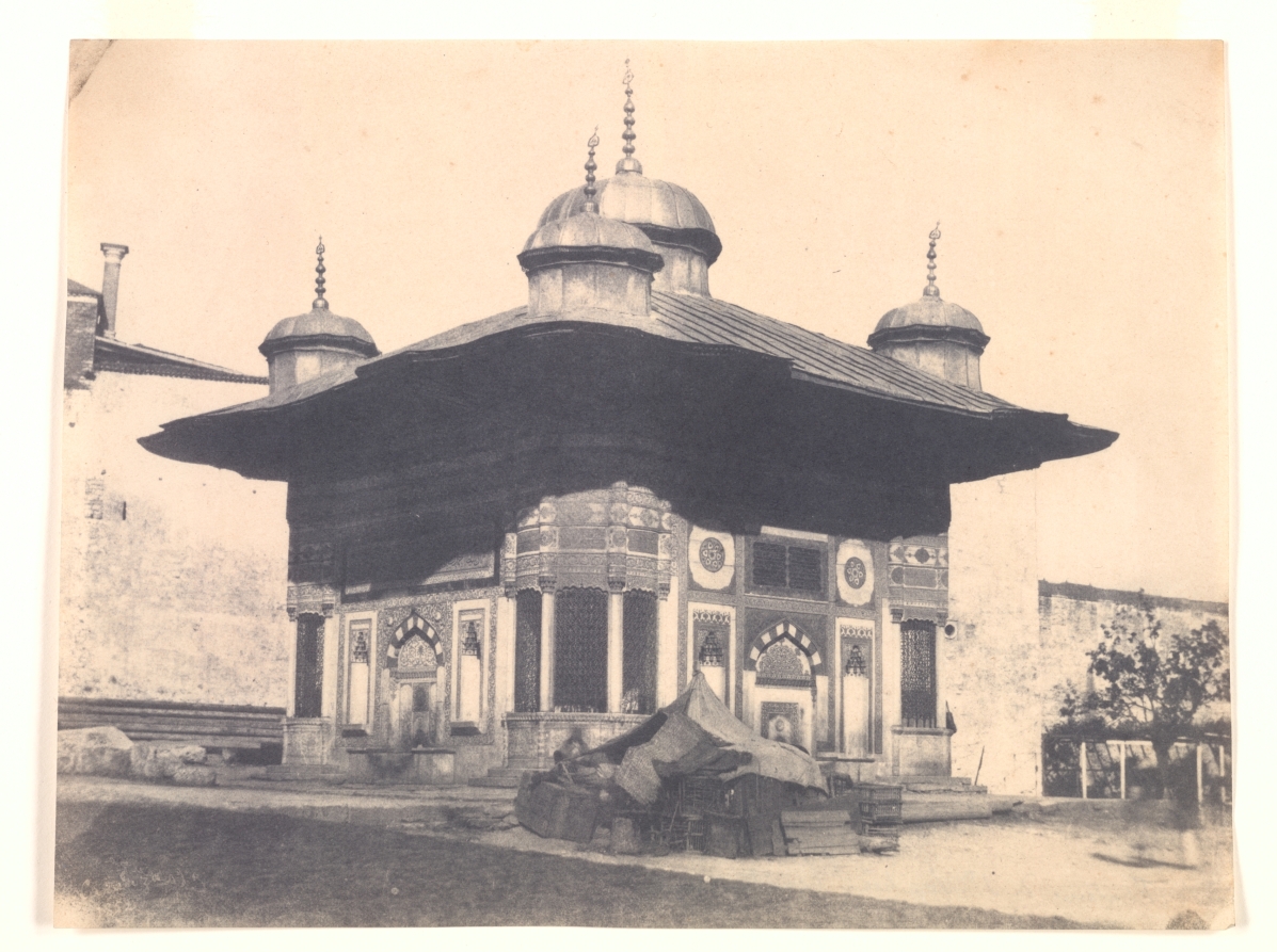 Ernest de Caranza《Fountaine de la Sophie, Constantinople》（クリーヴランド美術館蔵）