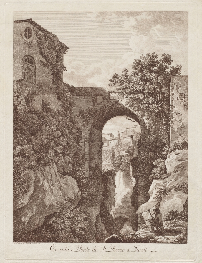 St. Rocco Waterfall and Bridge at Tivoli (Cascata e Ponte di St. Rocco a Tivoli)