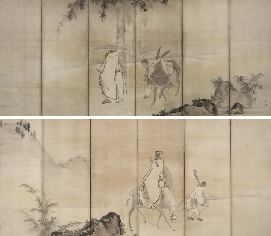 Su Shi (So Shoku) and Pan Lang (Han Rō)