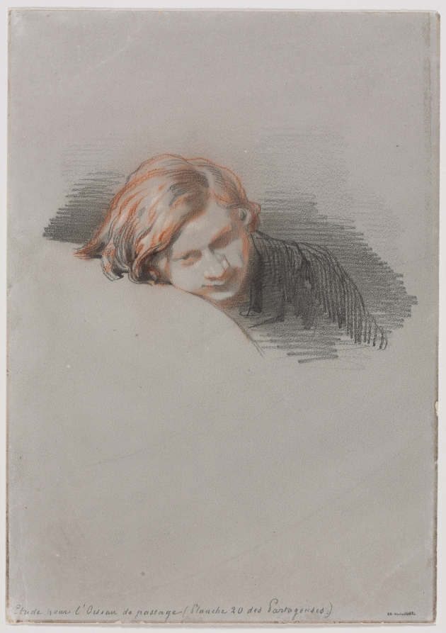 Head of a Young Man (Study for L'Oiseau de passage)
