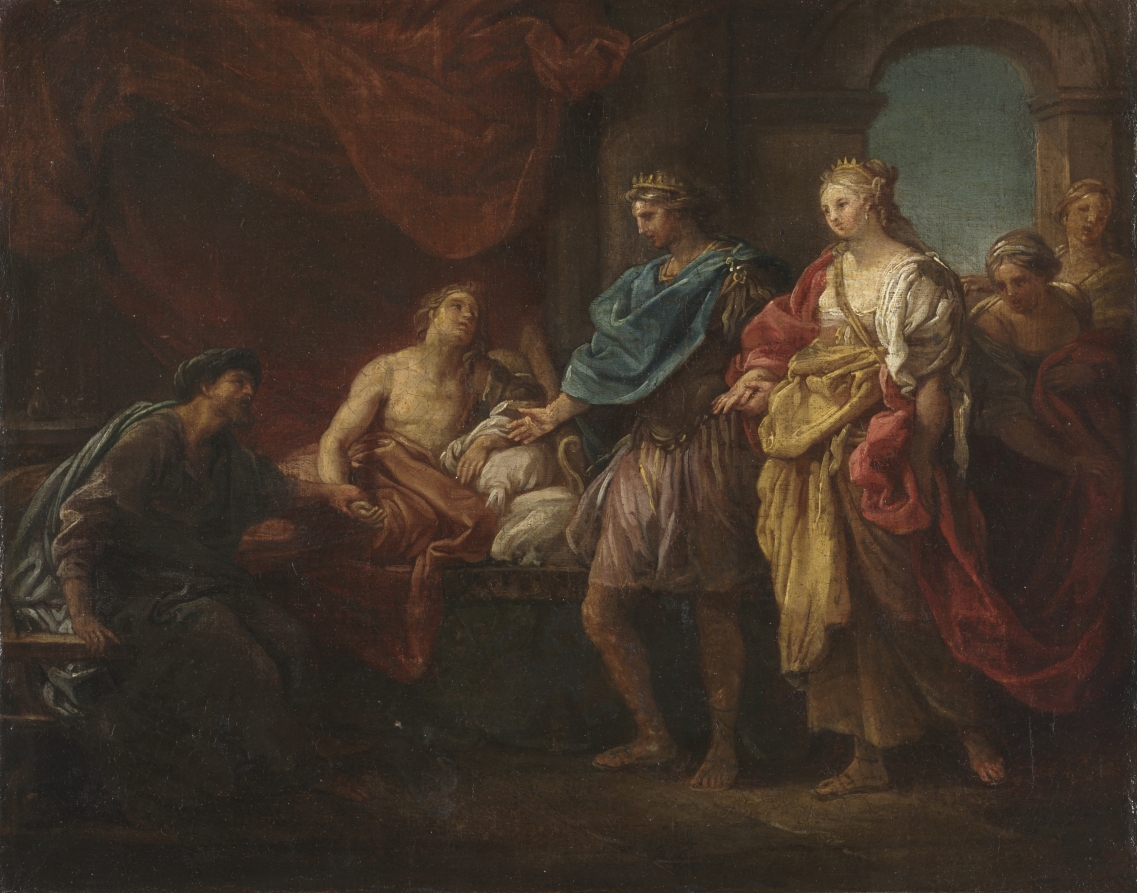 Study for "Antiochus and Stratonice"