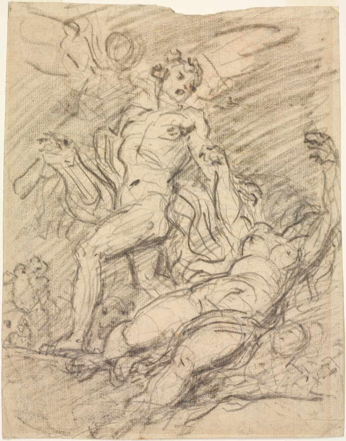 Orpheus and Eurydice (recto)
