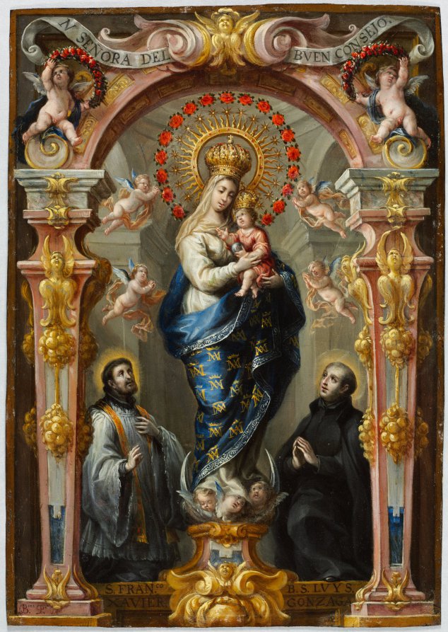 Bartolomé Pérez《Our Lady of Good Counsel》(クリーヴランド美術館蔵)