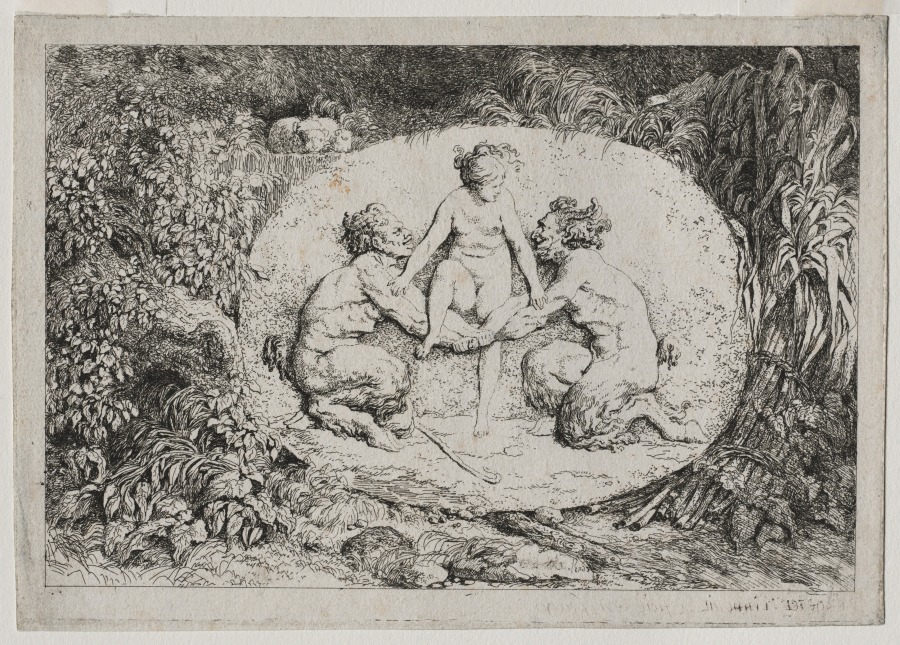 Jean-Honoré Fragonard《Bacchanales》(クリーヴランド美術館蔵)