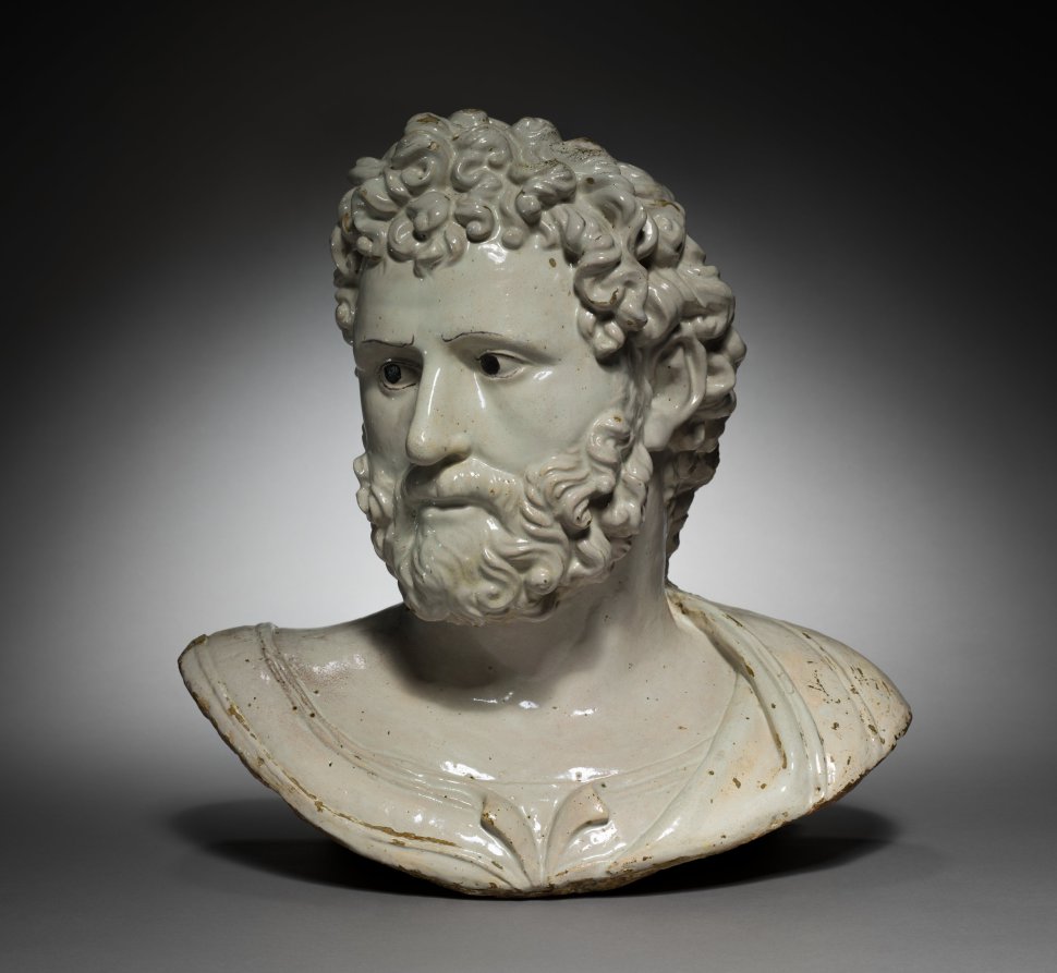 古代の英雄あるいは皇帝の胸像