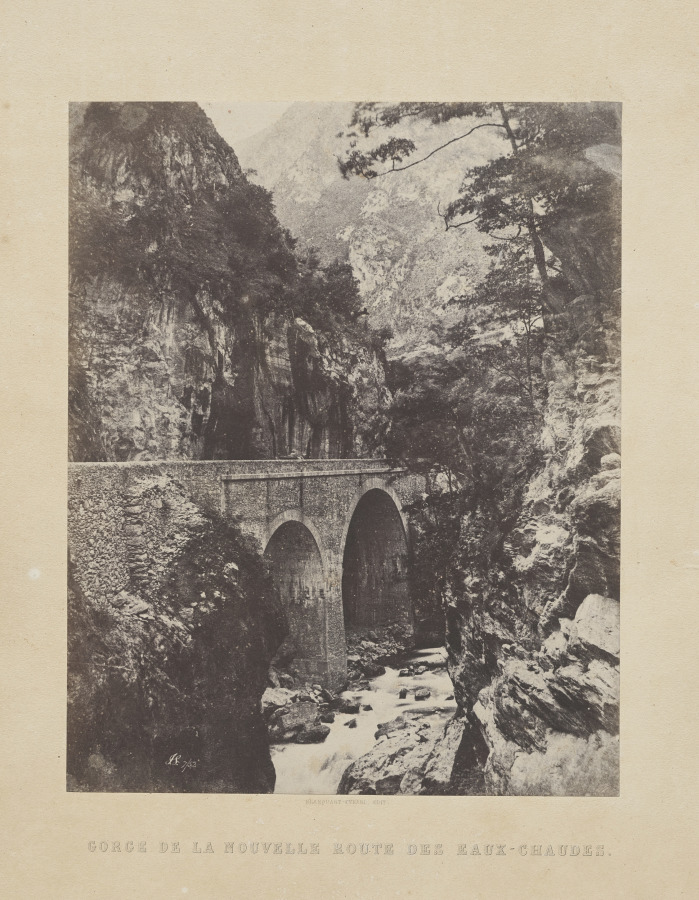 John Stewart《Gorge de la Nouvelle Route des Eaux-Chaudes》(クリーヴランド美術館蔵)