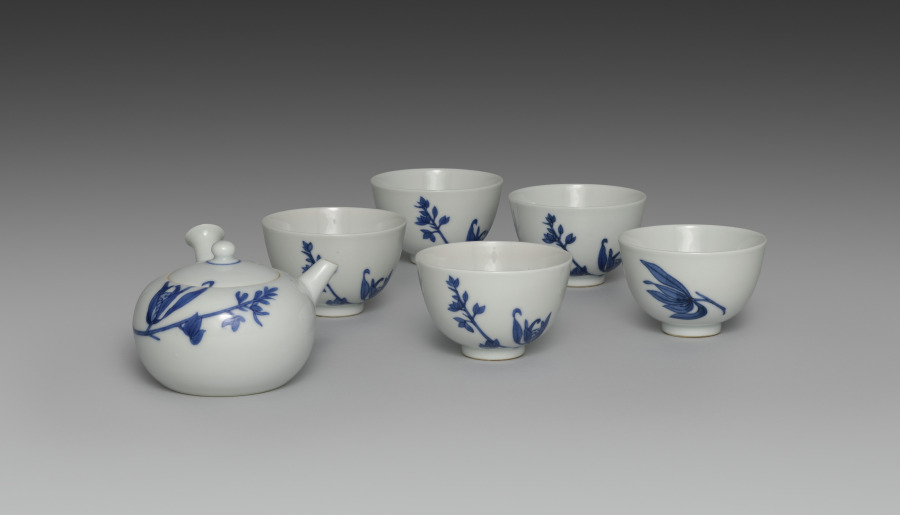蘭文の茶器揃