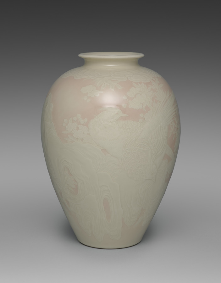 桜に雉