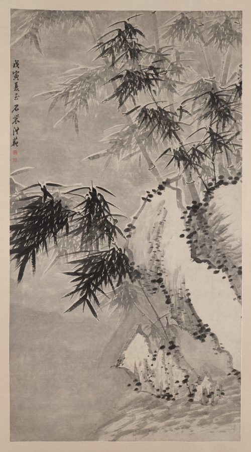 雪中の竹