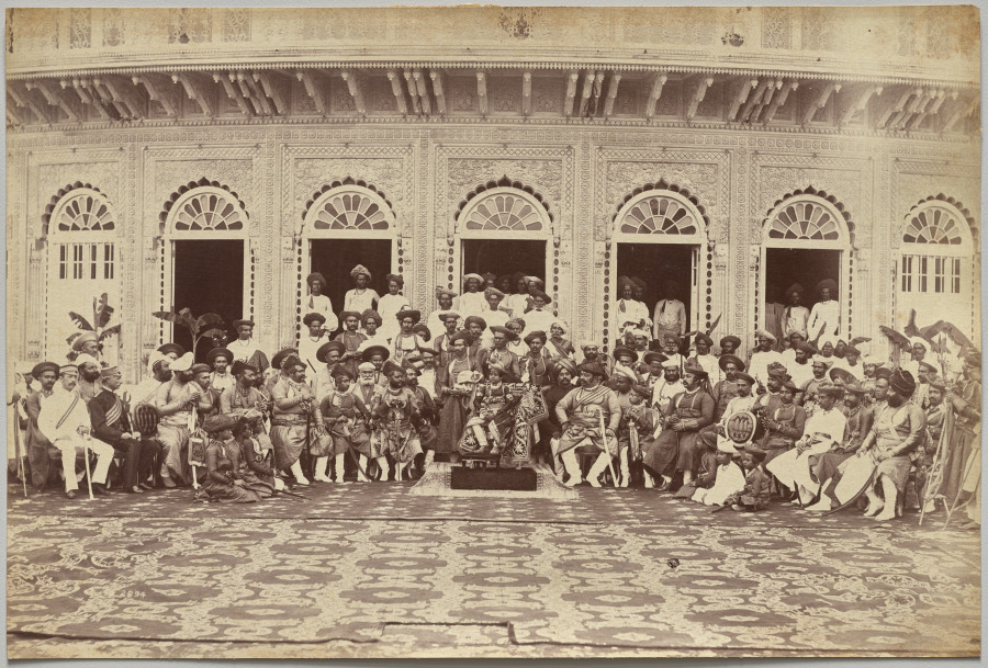 Maharaja of Scindia, nobles, and high officials, Gwalior