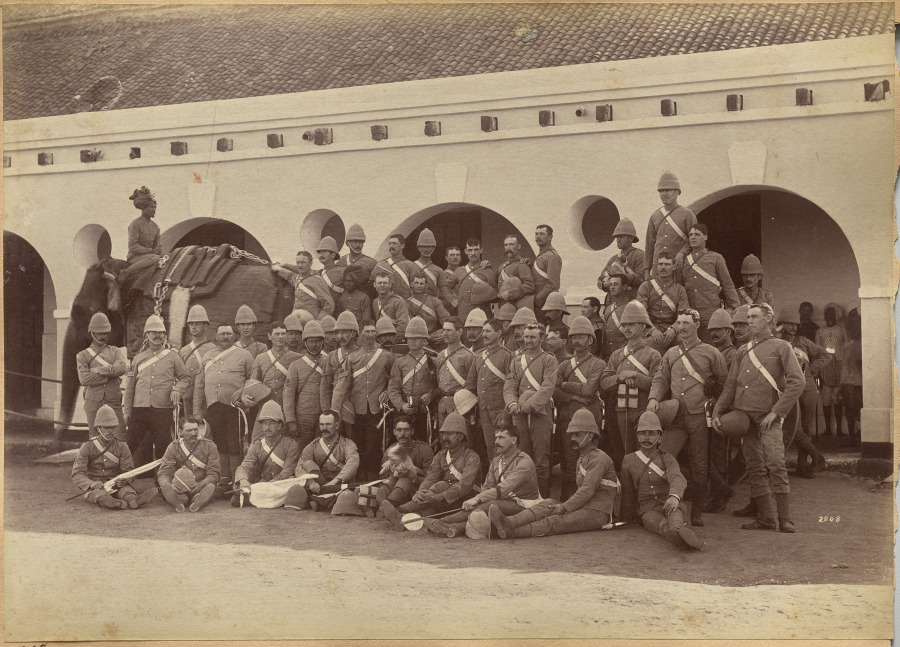 Men of Elephant Battery, Jhansi (verso)
