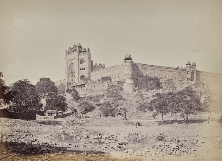 Fort of Futheypoor Sikre near Agra. The Residence of the Emperor Akbar